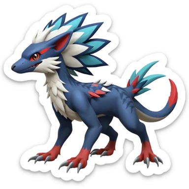  exotic Fakémon-Pokémon-Nargacuga-Silvally-Vernid-creature sticker