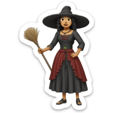 Bruja de la suerte sticker