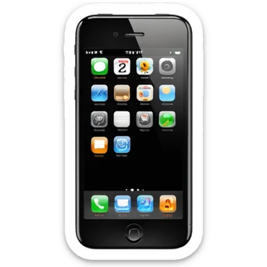 Iphone spento frontale sticker