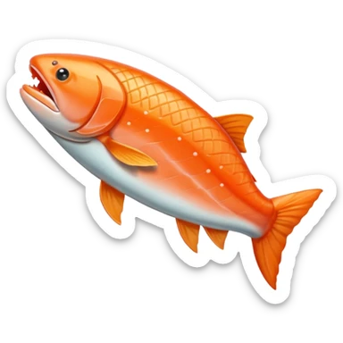 fish salmon sticker