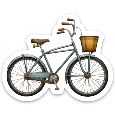 bicicleta vieja no tanto sticker