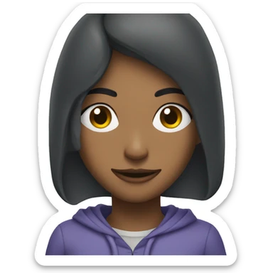 persona chillando de alegría sticker