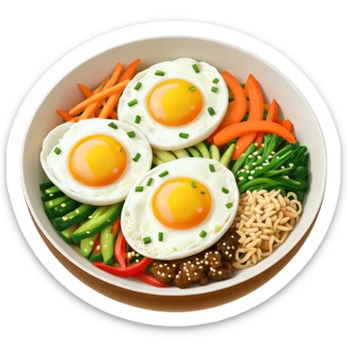 korean bibimbap sticker