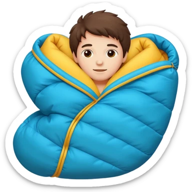 Camp Essentials, sleeping bag sticker