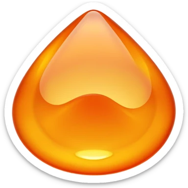 Molten Glass Shape sticker