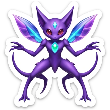 Genesect-Lunala-Sableye-Mew-fusion sticker