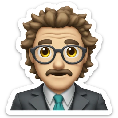 WarioWare Dr Crygor sticker