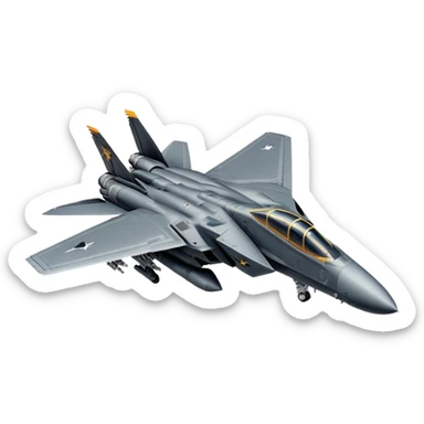 F-14 Tomcat - Grumman (Model Year: 2020) (stealth grey) sticker
