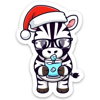 🤓-🦓-🧊-🎄 sticker