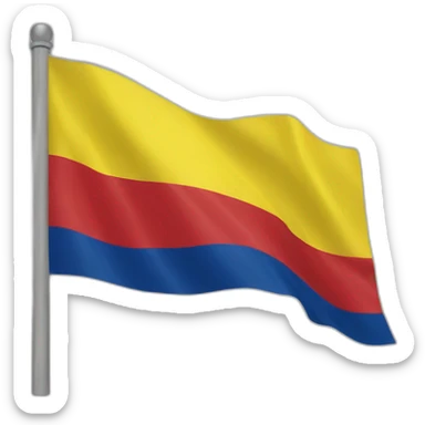 Colombian flag sticker