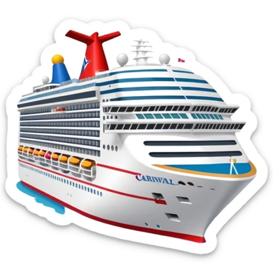 Carnival cruise ship sticker