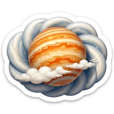 Jupiter image bana kar dha professional look ma sticker