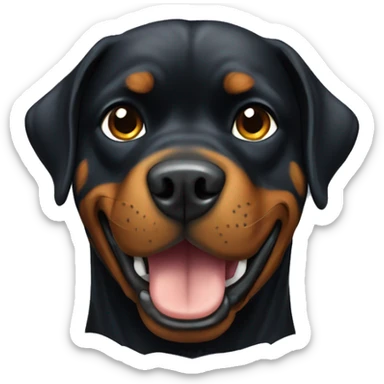 Rottweiler dog sticker