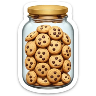 cookies in jar sticker