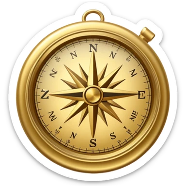 compass sticker
