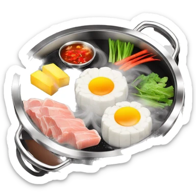 MineDecor Yuanyang Hot Pot with Divider Stainless Steel sticker