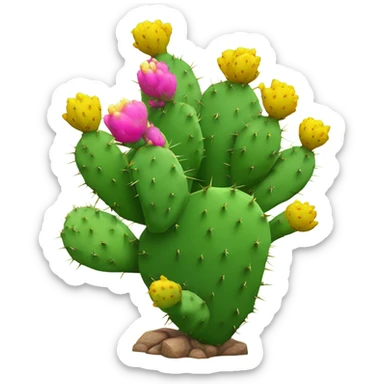 Prickly Pear Cactus  sticker