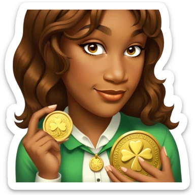 Golden Token sticker