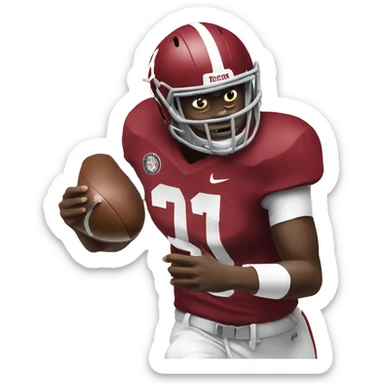 Alabama football sticker