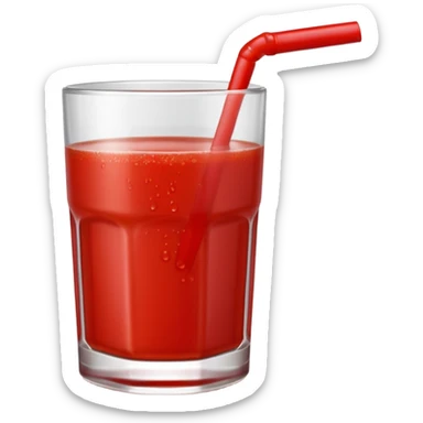 tomato juice sticker