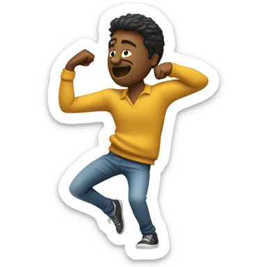 Dab emoji sticker