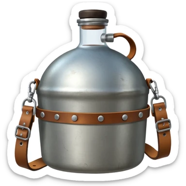 hipster canteen sticker