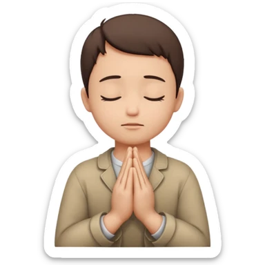 praying sticker