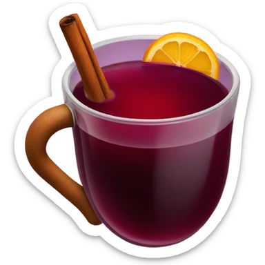 Mulled wine sticker
