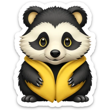 Hufflepuff badger sticker