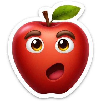 red apples sticker
