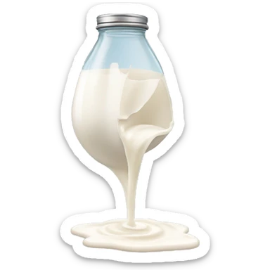 spilled milk sticker