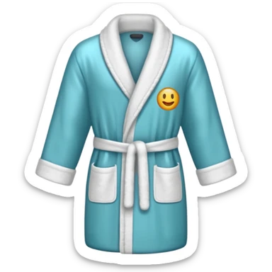 bathrobe sticker
