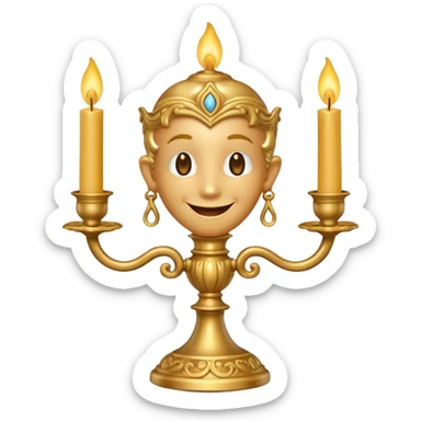Character in Beauty and the Beast: Candlestick Lumia sticker