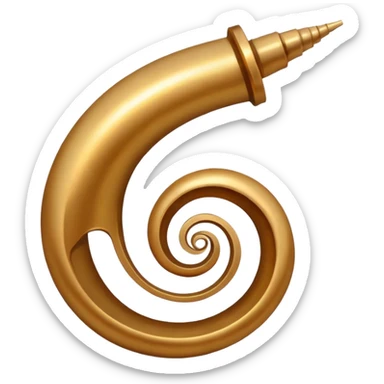 golden spiral sticker