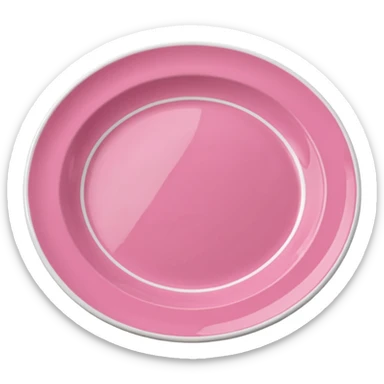 pink serving platter  sticker