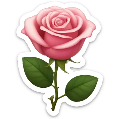 Rose sticker