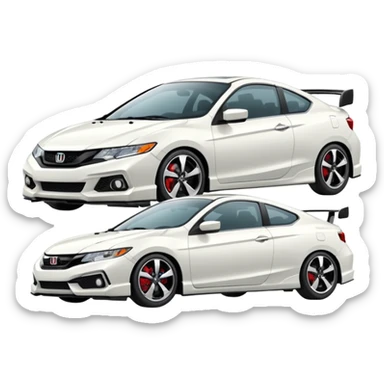 8th gen honda si white sticker