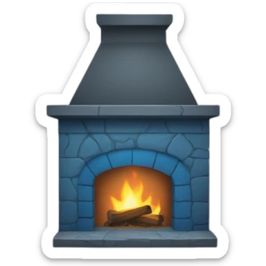 App Wither hearth blue sticker