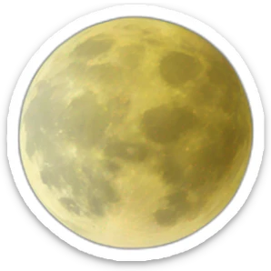 The moon- tarot sticker
