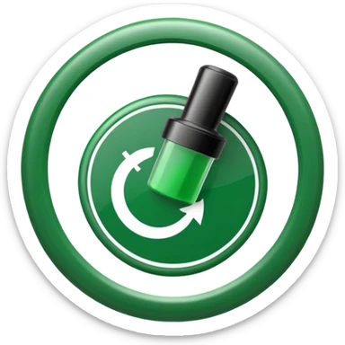 approval ink stamp in green sticker