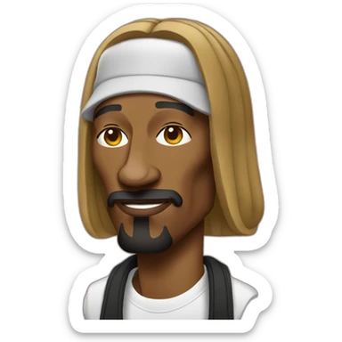 Rapper snoop dog sticker