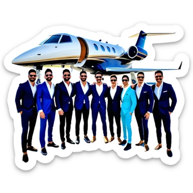 Speakers: Grant Cardone, Tai Lopez, Josh Madrid, Alex Hormozi, Iman Gadzhi, Daniel G, Branden Condy, Patrick Bet-David, Dan Henry, Luke Belmar, Shelby Sapp, Leila Hormozi, Tefi Valenzuela, business, influencers, friends, rich millionaire success lifestyle, private jet , supercars, success, sales sticker