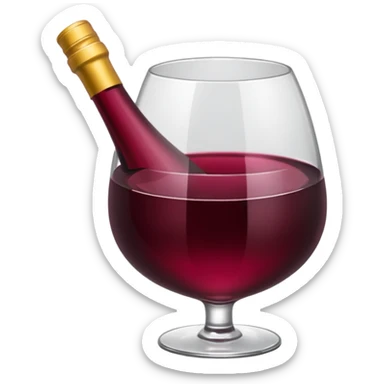 sticker de una pesa pequeña de color vino en full HD 4K sticker