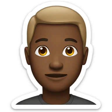 An African American person  sticker