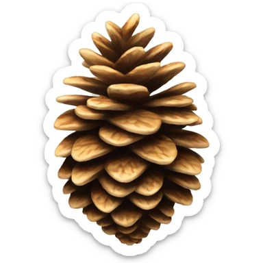Spruce pine cone sticker