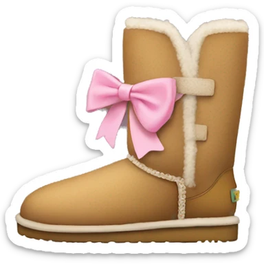 Uggs with bows sticker