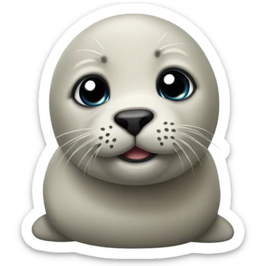seal pup sticker
