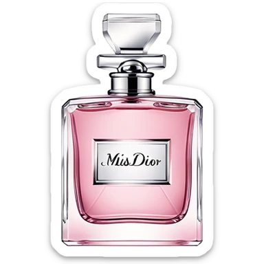 Miss dior perfume sticker