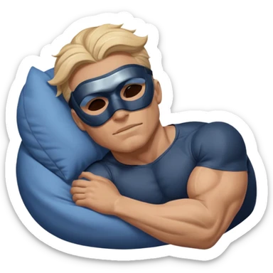 sleeping avenger sticker
