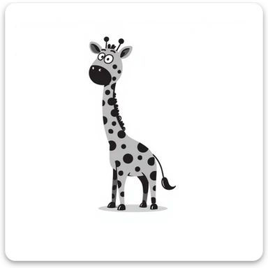 Giraffe sticker